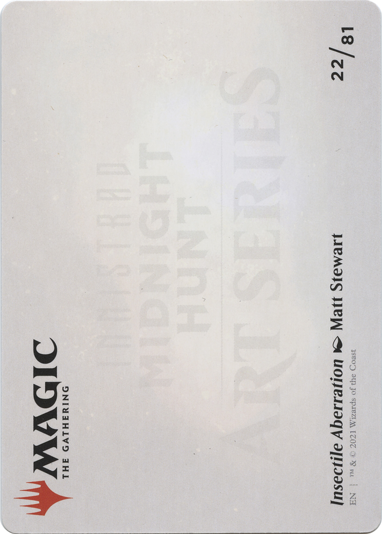 Insectile Aberration // Insectile Aberration (AMID-022) - Midnight Hunt Art Series (Borderless) Foil - Premium MTG Single from Wizards of the Coast - Just $0! Shop now at Game Crave Tournament Store
