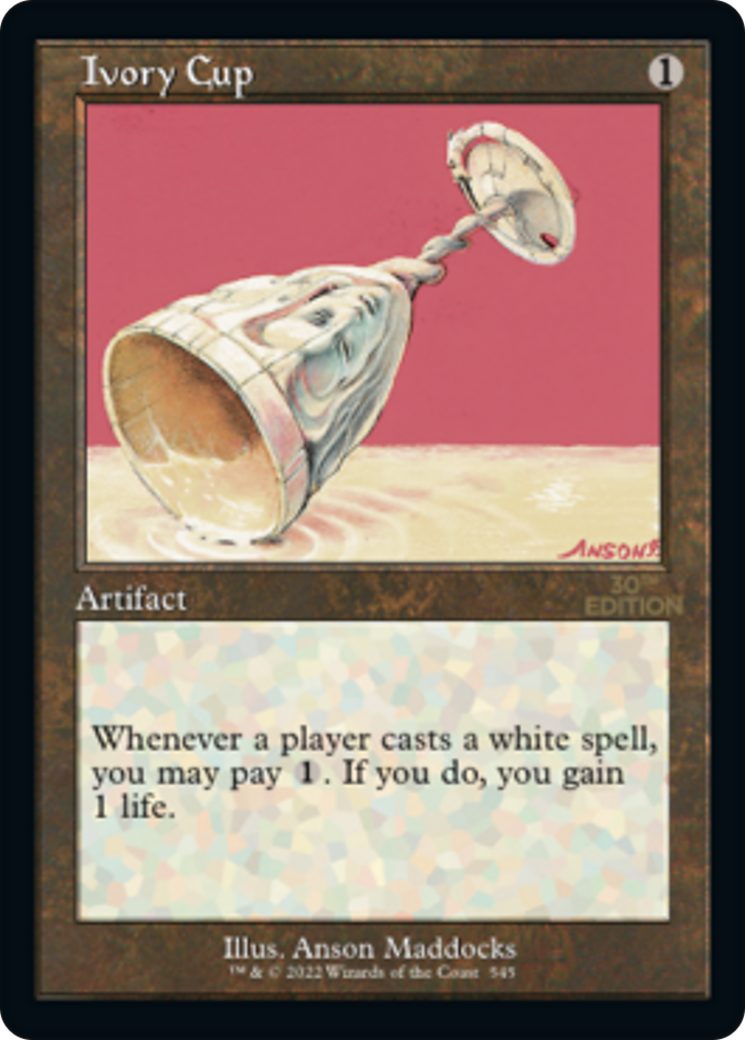 Ivory Cup (30A-545) - 30th Anniversary Edition - Premium MTG Single from Wizards of the Coast - Just $12.35! Shop now at Game Crave Tournament Store