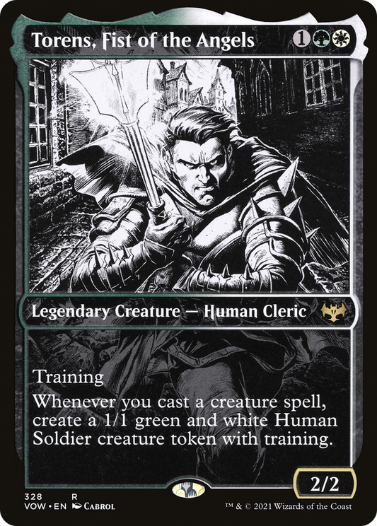 Torens, Fist of the Angels (VOW-328) - Innistrad: Crimson Vow: (Showcase) - Premium MTG Single from Wizards of the Coast - Just $0.26! Shop now at Game Crave Tournament Store