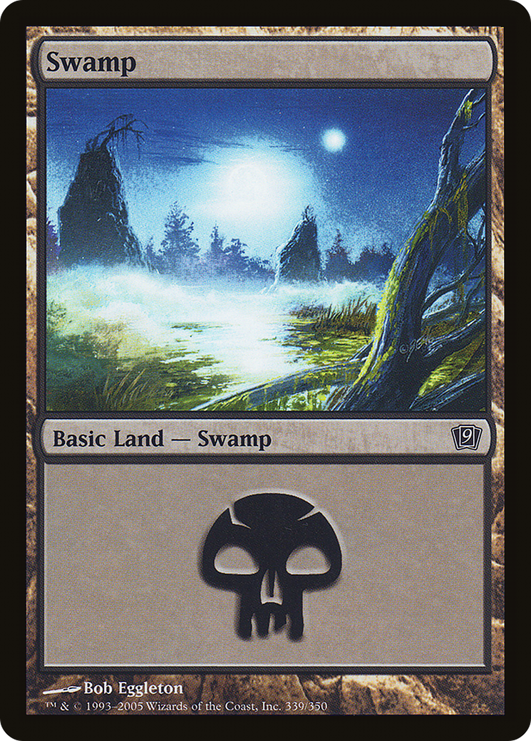 Swamp (9ED-339★) - Ninth Edition Foil - Premium MTG Single from Wizards of the Coast - Just $1.18! Shop now at Game Crave Tournament Store