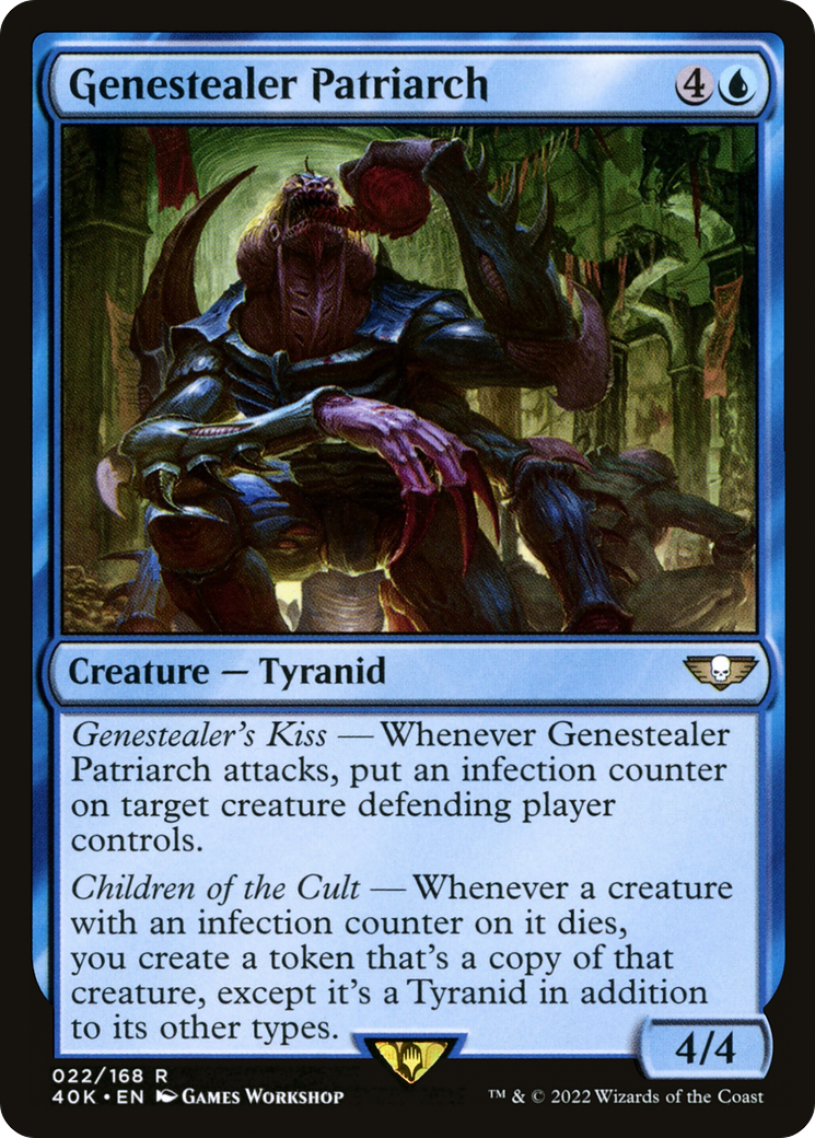 Genestealer Patriarch (40K-022) - Warhammer 40,000 Commander - Premium MTG Single from Wizards of the Coast - Just $0.25! Shop now at Game Crave Tournament Store