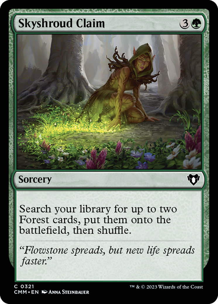 Skyshroud Claim (CMM-321) - Commander Masters - Premium MTG Single from Wizards of the Coast - Just $0.37! Shop now at Game Crave Tournament Store