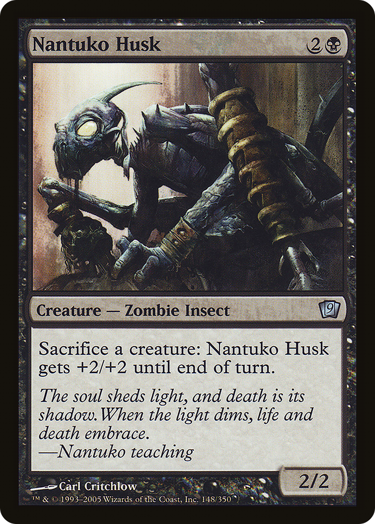 Nantuko Husk (9ED-148★) - Ninth Edition Foil - Premium MTG Single from Wizards of the Coast - Just $1.14! Shop now at Game Crave Tournament Store