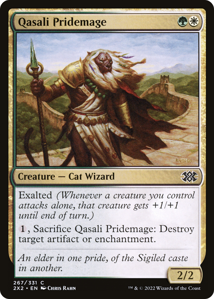 Qasali Pridemage (2X2-267) - Double Masters 2022 - Premium MTG Single from Wizards of the Coast - Just $0.25! Shop now at Game Crave Tournament Store