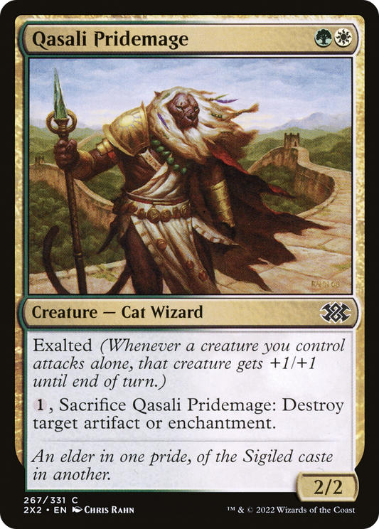 Qasali Pridemage (2X2-267) - Double Masters 2022 - Premium MTG Single from Wizards of the Coast - Just $0.25! Shop now at Game Crave Tournament Store