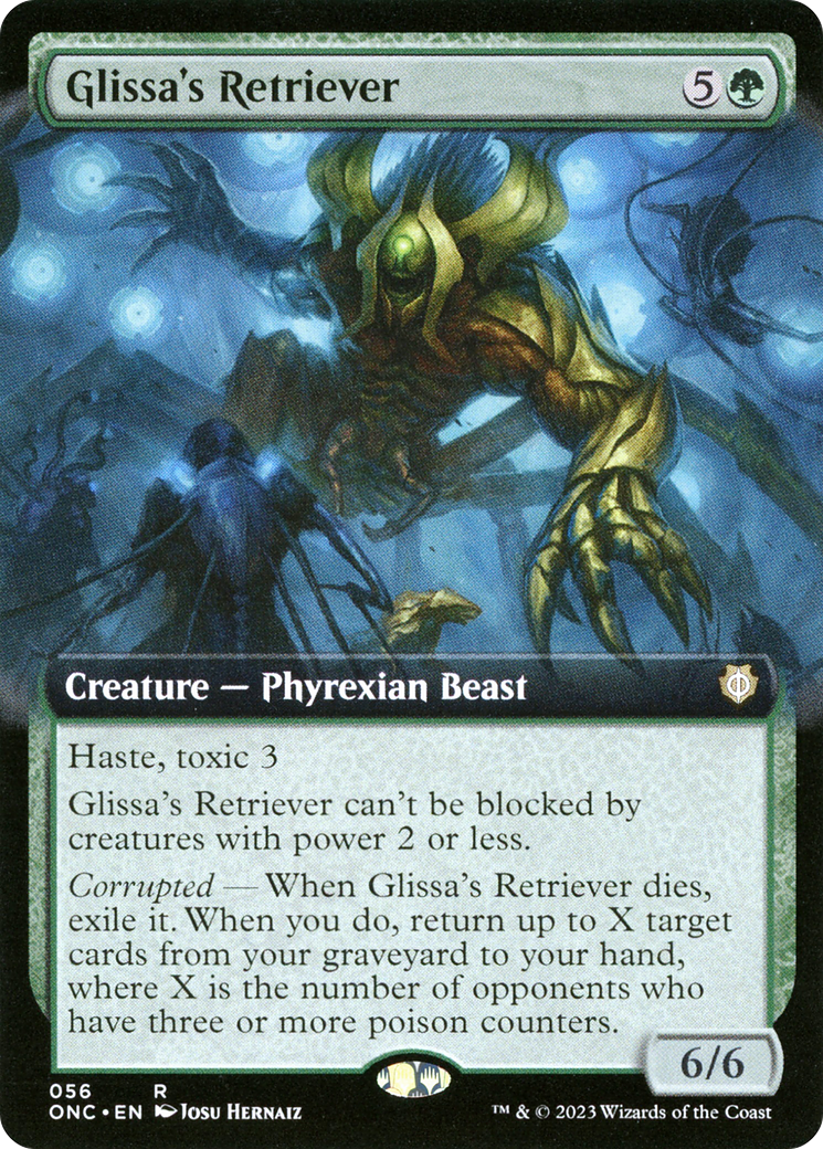 Glissa's Retriever (ONC-056) - Phyrexia: All Will Be One Commander: (Extended Art) - Premium MTG Single from Wizards of the Coast - Just $0.08! Shop now at Game Crave Tournament Store