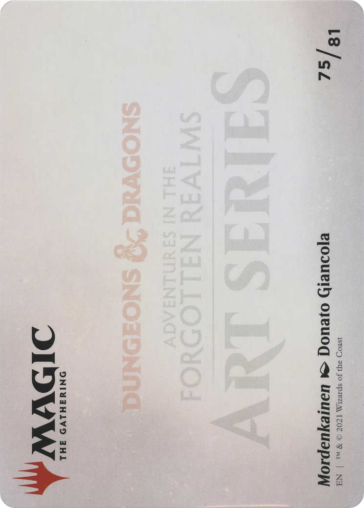 Mordenkainen // Mordenkainen (AAFR-075) - Adventures in the Forgotten Realms Art Series (Borderless) Foil - Premium MTG Single from Wizards of the Coast - Just $0! Shop now at Game Crave Tournament Store