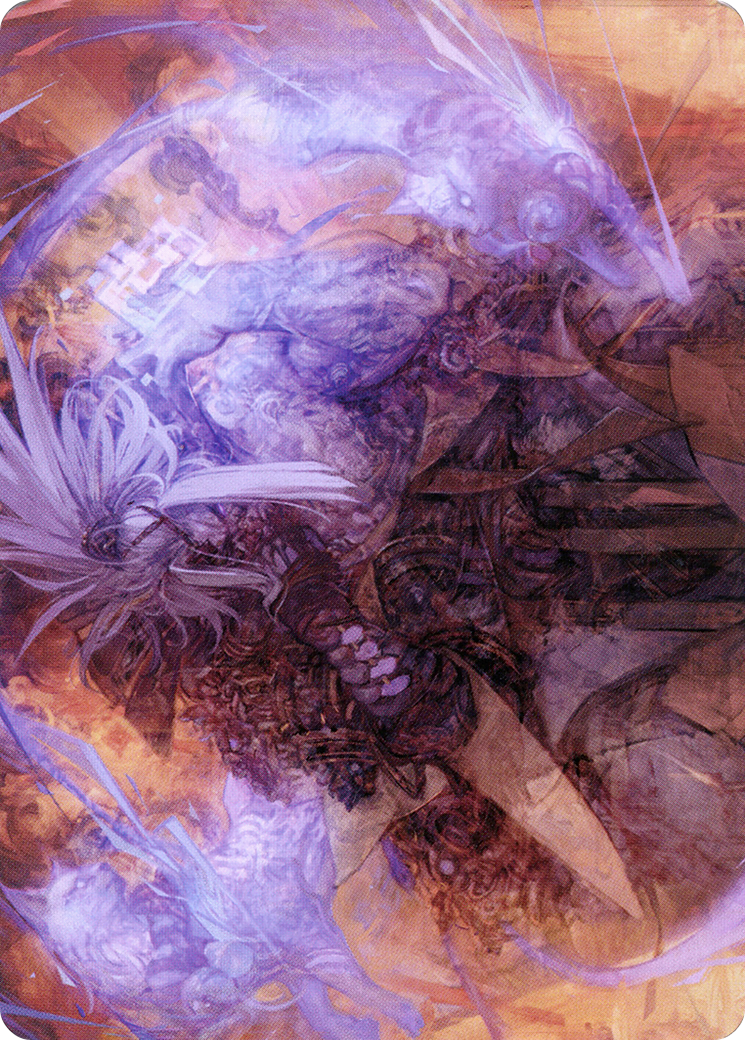 Satoru Umezawa // Satoru Umezawa (ANEO-074) - Neon Dynasty Art Series (Borderless) Foil - Premium MTG Single from Wizards of the Coast - Just $0! Shop now at Game Crave Tournament Store