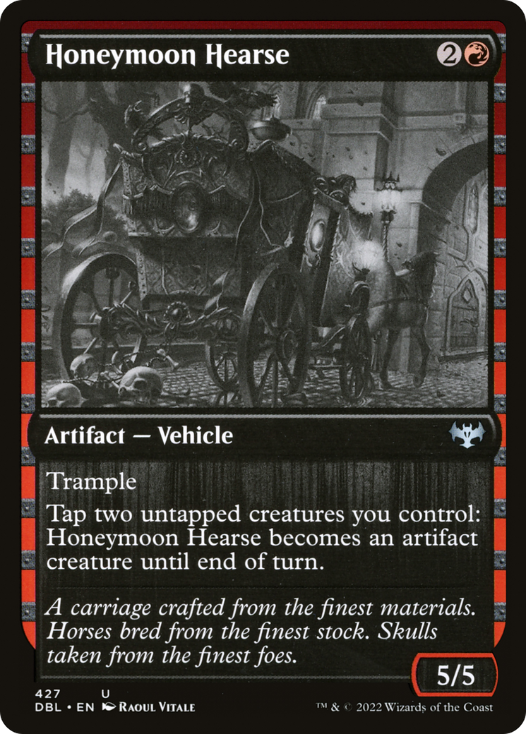 Honeymoon Hearse (DBL-427) - Innistrad: Double Feature - Premium MTG Single from Wizards of the Coast - Just $0.08! Shop now at Game Crave Tournament Store