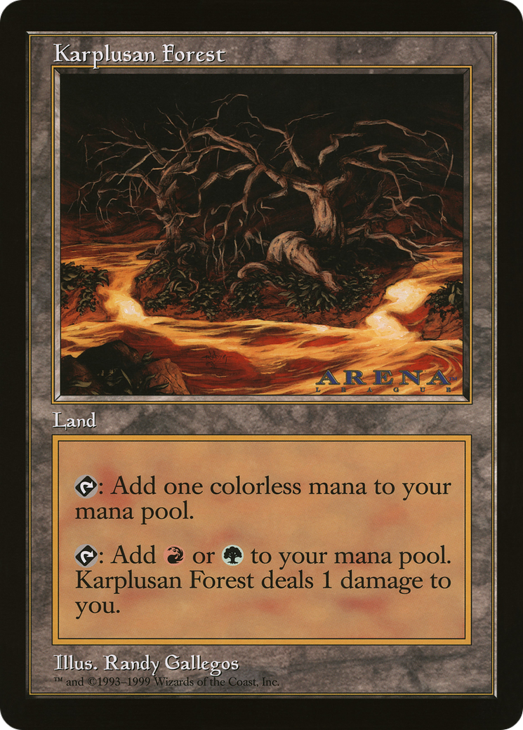 Karplusan Forest (OLEP-068) - Oversized League Prizes - Premium MTG Single from Wizards of the Coast - Just $0! Shop now at Game Crave Tournament Store