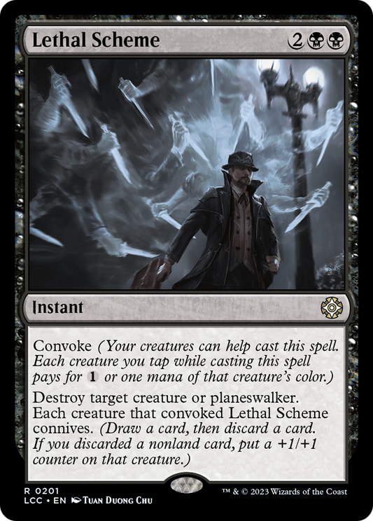 Lethal Scheme (LCC-201) - The Lost Caverns of Ixalan Commander - Premium MTG Single from Wizards of the Coast - Just $0.08! Shop now at Game Crave Tournament Store