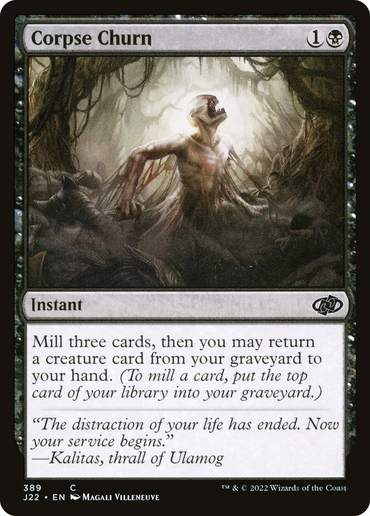 Corpse Churn (J22-389) - Jumpstart 2022 - Premium MTG Single from Wizards of the Coast - Just $0.08! Shop now at Game Crave Tournament Store
