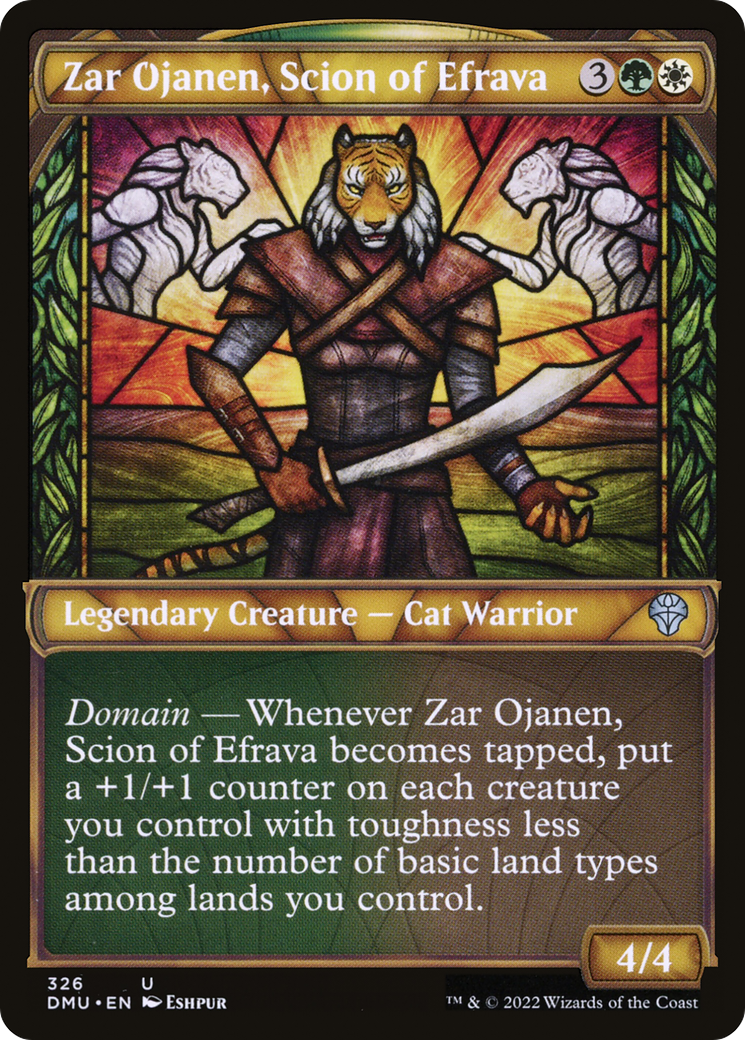 Zar Ojanen, Scion of Efrava (DMU-326) - Dominaria United: (Showcase) - Premium MTG Single from Wizards of the Coast - Just $0.08! Shop now at Game Crave Tournament Store