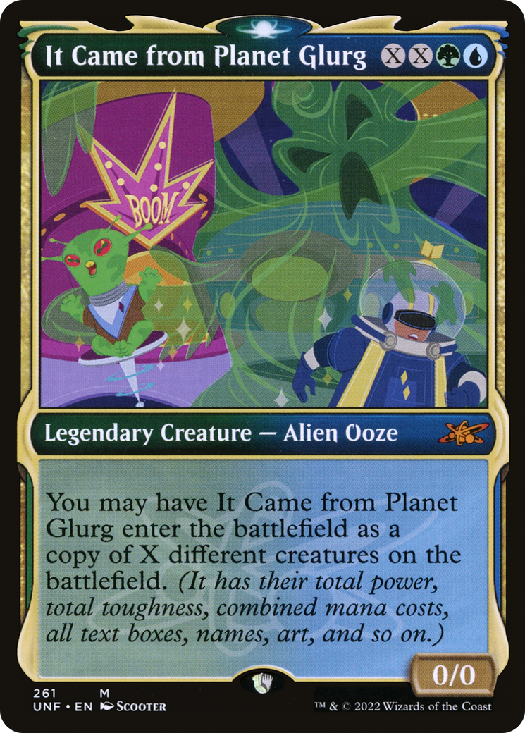 It Came from Planet Glurg (UNF-261) - Unfinity: (Showcase) Foil - Premium MTG Single from Wizards of the Coast - Just $0.08! Shop now at Game Crave Tournament Store