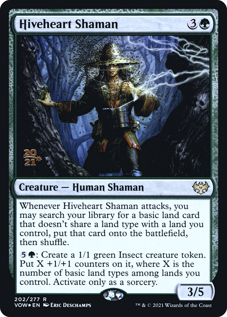 Hiveheart Shaman (PVOW-202S) - Innistrad: Crimson Vow Promos Foil - Premium MTG Single from Wizards of the Coast - Just $0.08! Shop now at Game Crave Tournament Store