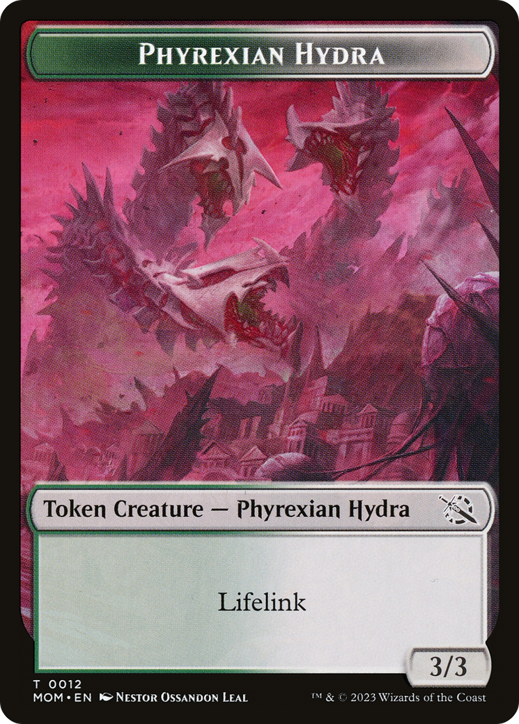Phyrexian Hydra (TMOM-012) - March of the Machine Tokens Foil - Premium MTG Single from Wizards of the Coast - Just $0! Shop now at Game Crave Tournament Store