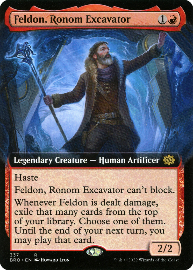 Feldon, Ronom Excavator (BRO-337) - The Brothers' War: (Extended Art) - Premium MTG Single from Wizards of the Coast - Just $0.09! Shop now at Game Crave Tournament Store