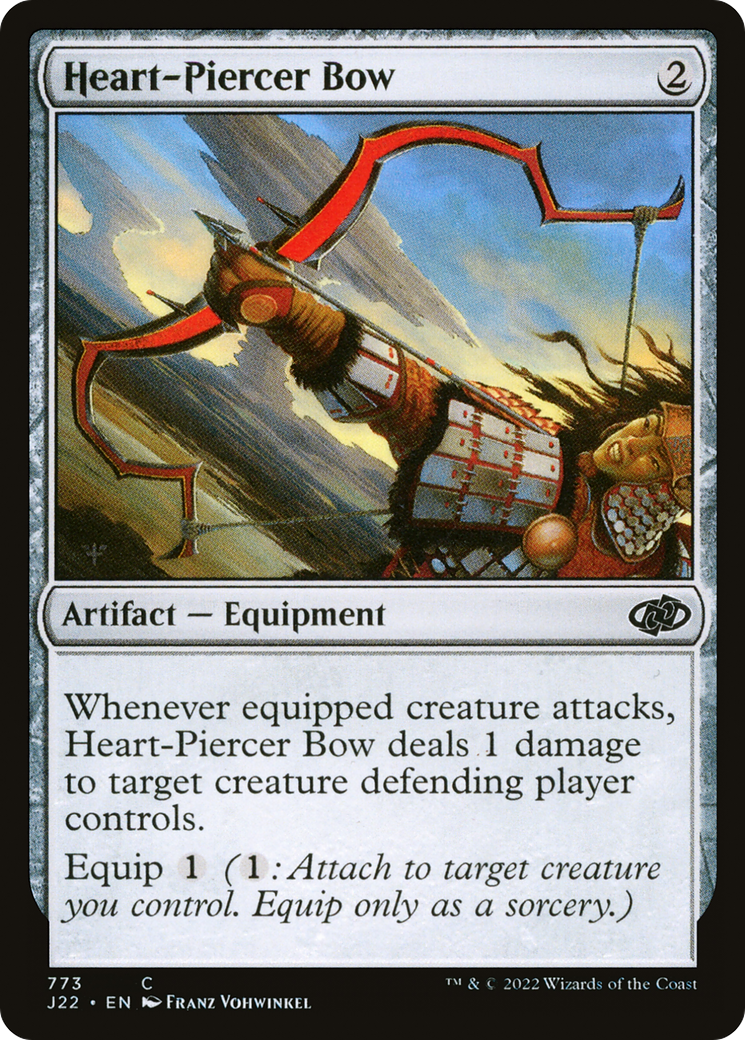 Heart-Piercer Bow (J22-773) - Jumpstart 2022 - Premium MTG Single from Wizards of the Coast - Just $0.25! Shop now at Game Crave Tournament Store