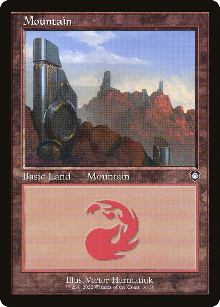 Mountain (BRC-036) - The Brothers' War Commander - Premium MTG Single from Wizards of the Coast - Just $0.08! Shop now at Game Crave Tournament Store