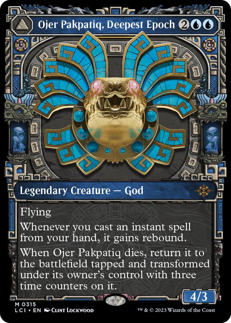 Ojer Pakpatiq, Deepest Epoch // Temple of Cyclical Time (LCI-315) - The Lost Caverns of Ixalan: (Showcase) - Premium MTG Single from Wizards of the Coast - Just $0.43! Shop now at Game Crave Tournament Store