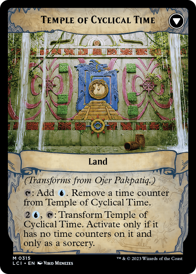 Ojer Pakpatiq, Deepest Epoch // Temple of Cyclical Time (LCI-315) - The Lost Caverns of Ixalan: (Showcase) - Premium MTG Single from Wizards of the Coast - Just $0.43! Shop now at Game Crave Tournament Store