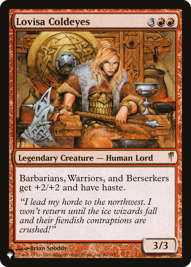 Lovisa Coldeyes (PLIST-858) - The List - Premium MTG Single from Wizards of the Coast - Just $1.18! Shop now at Game Crave Tournament Store