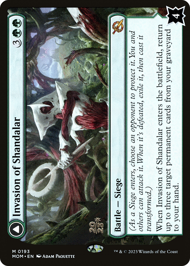 Invasion of Shandalar // Leyline Surge (PMOM-193S) - March of the Machine Promos Foil - Premium MTG Single from Wizards of the Coast - Just $1.25! Shop now at Game Crave Tournament Store