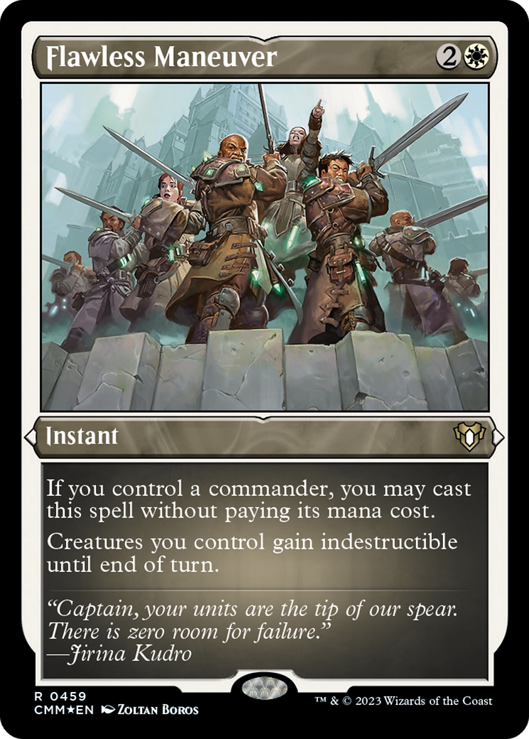 Flawless Maneuver (CMM-459) - Commander Masters Etched Foil - Premium MTG Single from Wizards of the Coast - Just $3.99! Shop now at Game Crave Tournament Store