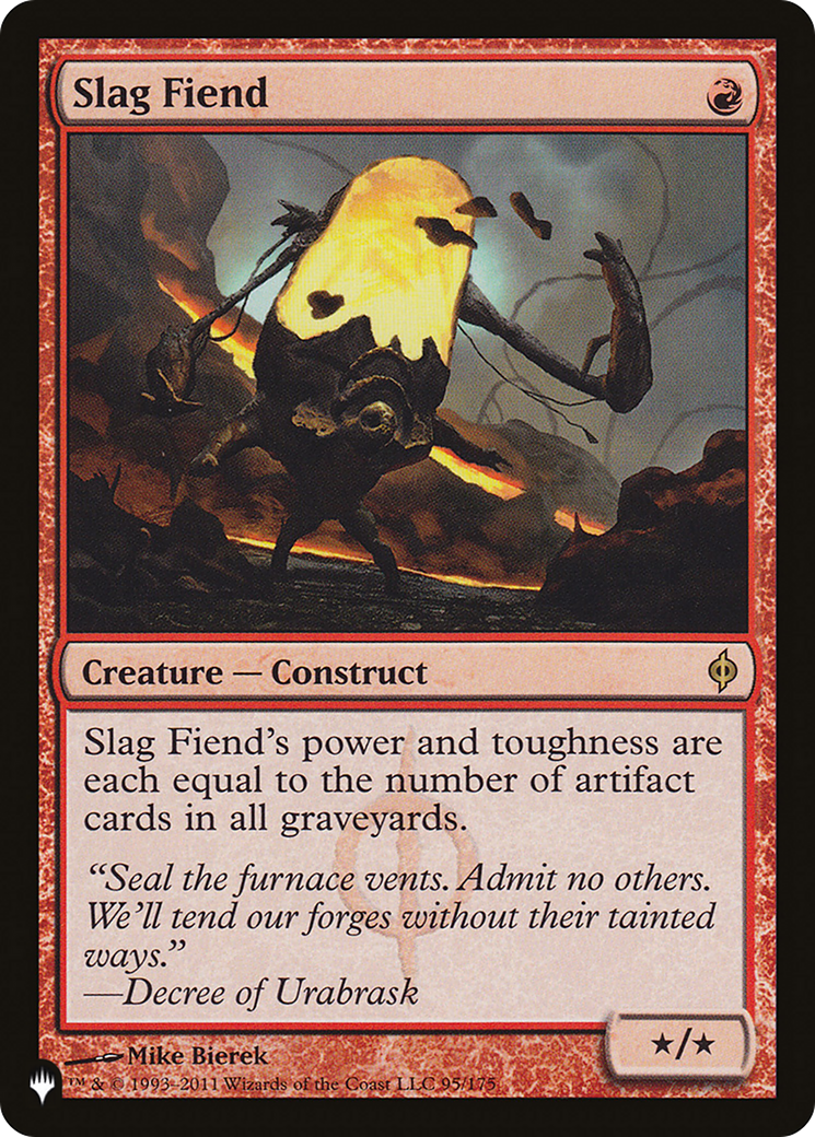 Slag Fiend (PLIST-1060) - The List - Premium MTG Single from Wizards of the Coast - Just $0.08! Shop now at Game Crave Tournament Store