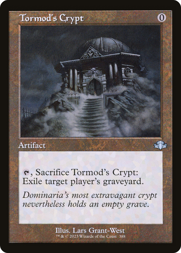 Tormod's Crypt (DMR-388) - Dominaria Remastered - Premium MTG Single from Wizards of the Coast - Just $0.09! Shop now at Game Crave Tournament Store