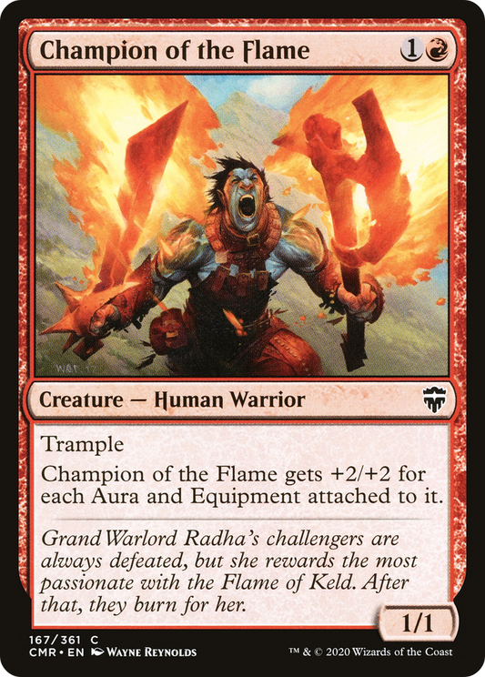 Champion of the Flame (CMR-167) - Commander Legends - Premium MTG Single from Wizards of the Coast - Just $0.08! Shop now at Game Crave Tournament Store