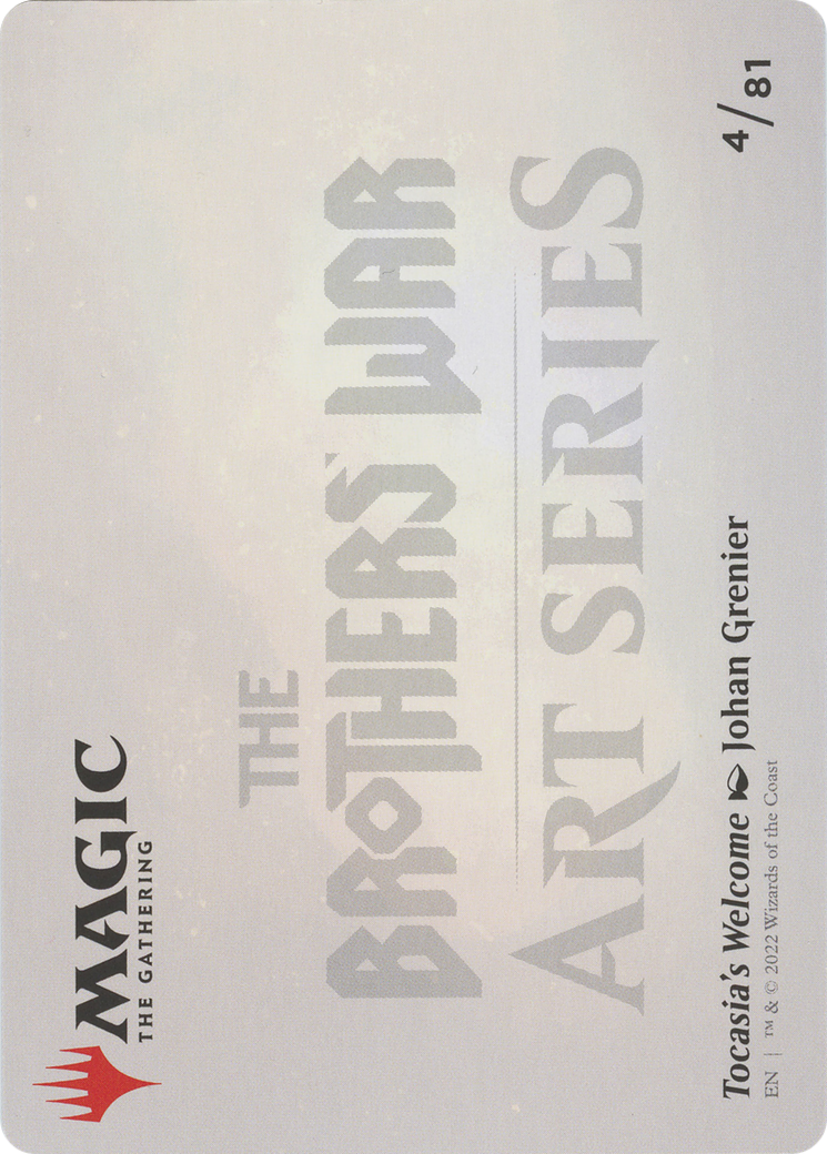 Tocasia's Welcome // Tocasia's Welcome (ABRO-004) - The Brothers' War Art Series (Borderless) - Premium MTG Single from Wizards of the Coast - Just $0! Shop now at Game Crave Tournament Store