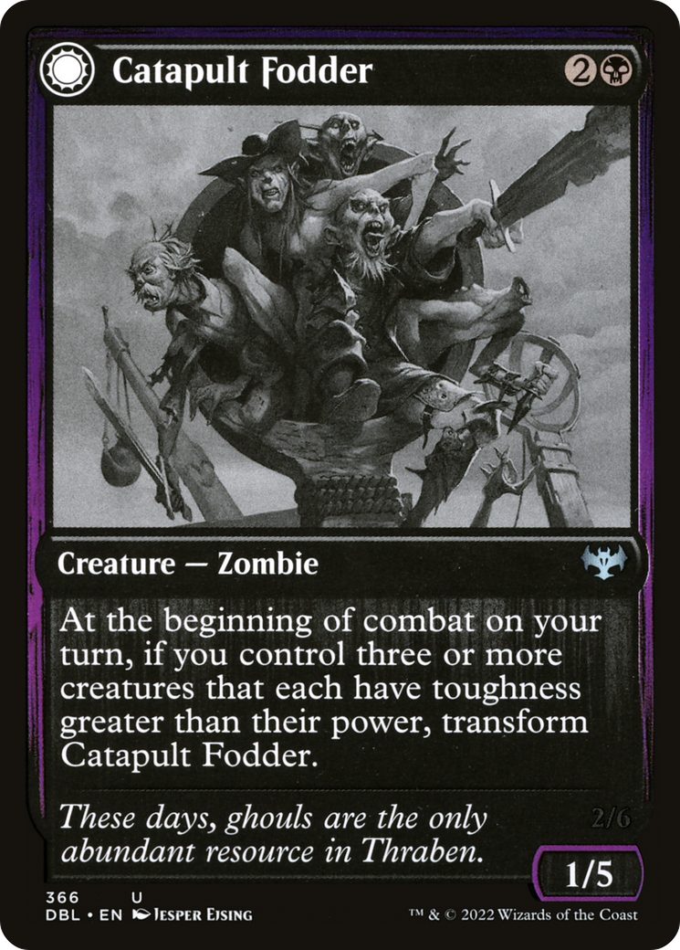 Catapult Fodder // Catapult Captain (DBL-366) - Innistrad: Double Feature: (Double Faced Transform) - Premium MTG Single from Wizards of the Coast - Just $0.08! Shop now at Game Crave Tournament Store