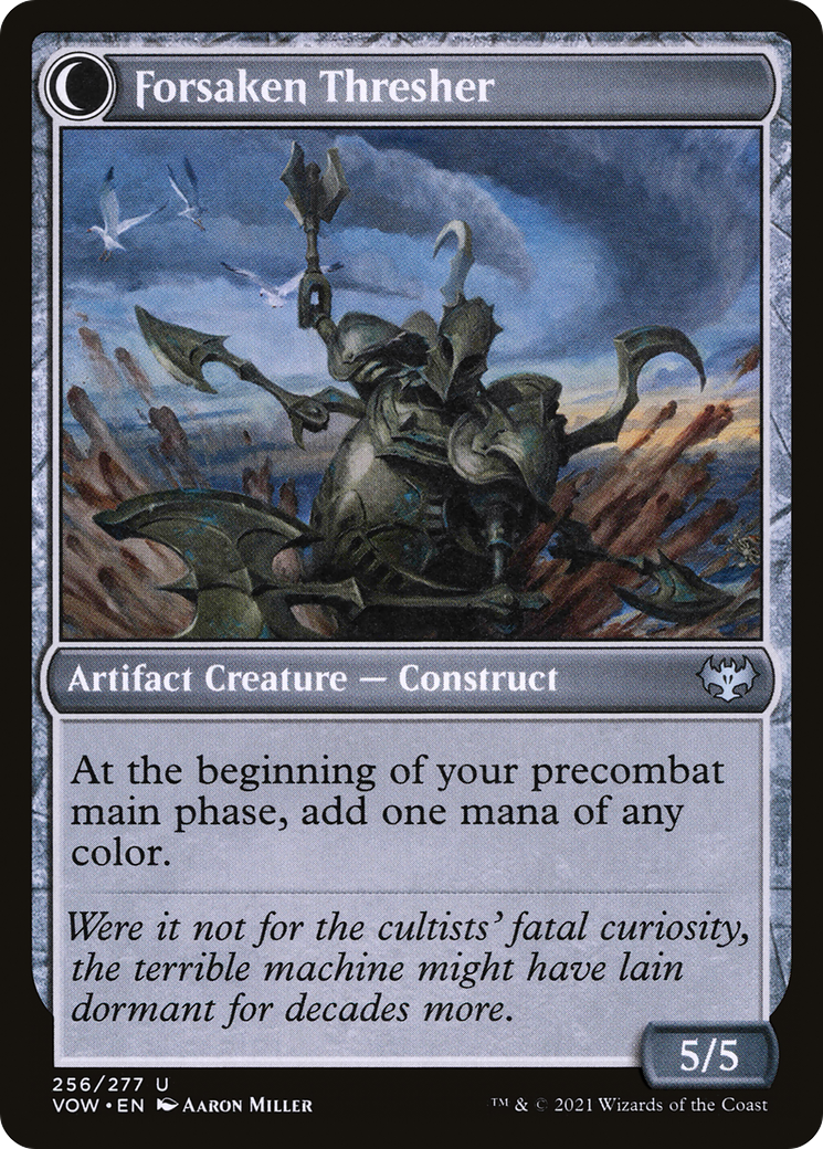 Foreboding Statue // Forsaken Thresher (VOW-256) - Innistrad: Crimson Vow: (Double Faced Transform) Foil - Premium MTG Single from Wizards of the Coast - Just $0.08! Shop now at Game Crave Tournament Store