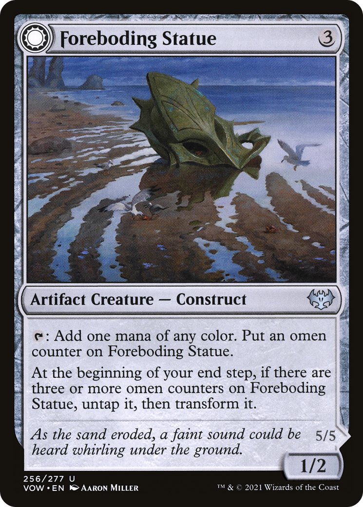 Foreboding Statue // Forsaken Thresher (VOW-256) - Innistrad: Crimson Vow: (Double Faced Transform) Foil - Premium MTG Single from Wizards of the Coast - Just $0.08! Shop now at Game Crave Tournament Store