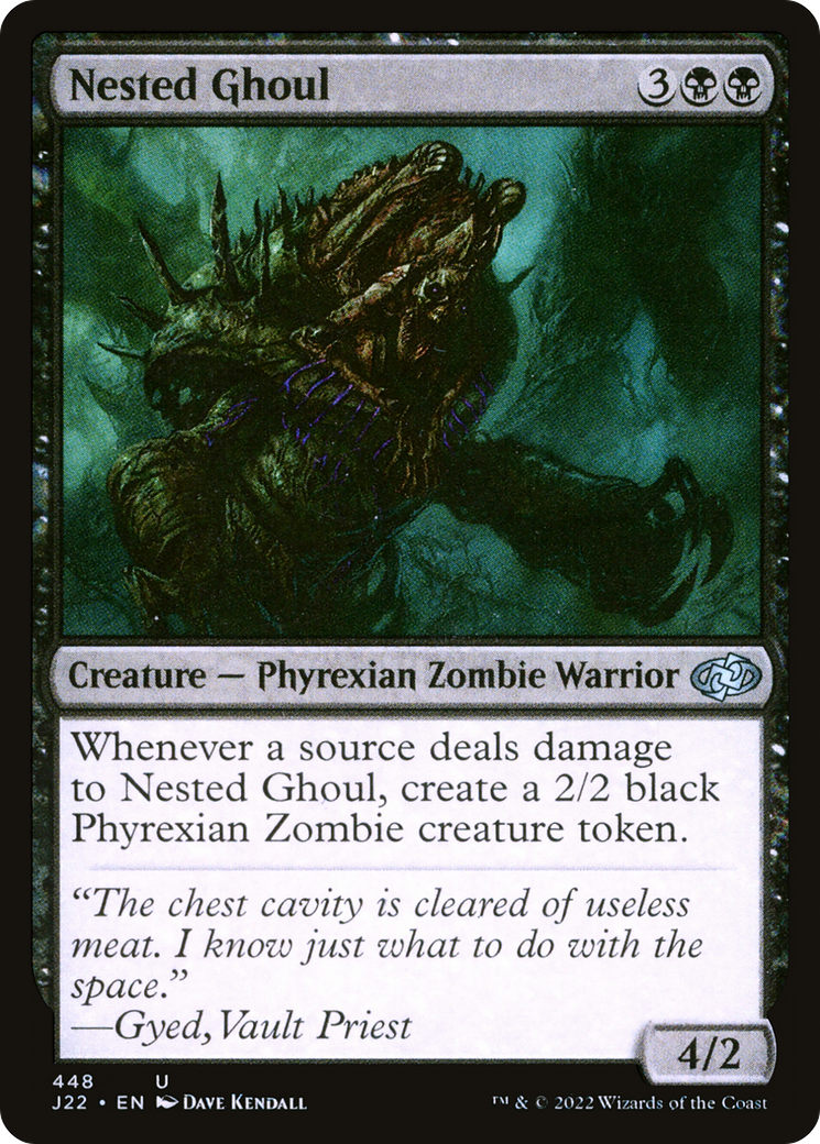 Nested Ghoul (J22-448) - Jumpstart 2022 - Premium MTG Single from Wizards of the Coast - Just $0.08! Shop now at Game Crave Tournament Store