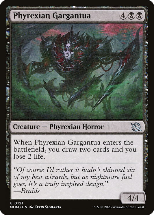 Phyrexian Gargantua (MOM-121) - March of the Machine - Premium MTG Single from Wizards of the Coast - Just $0.25! Shop now at Game Crave Tournament Store