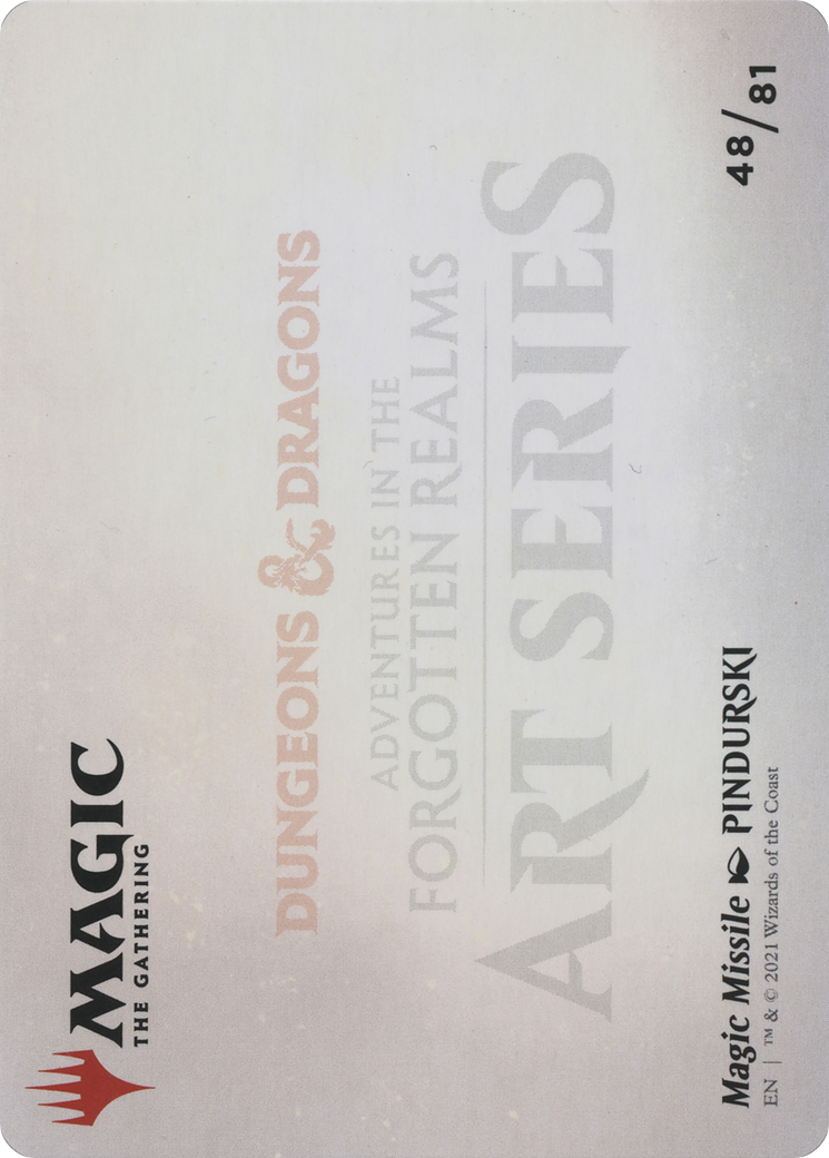 Magic Missile // Magic Missile (AAFR-048) - Adventures in the Forgotten Realms Art Series (Borderless) Foil - Premium MTG Single from Wizards of the Coast - Just $0! Shop now at Game Crave Tournament Store
