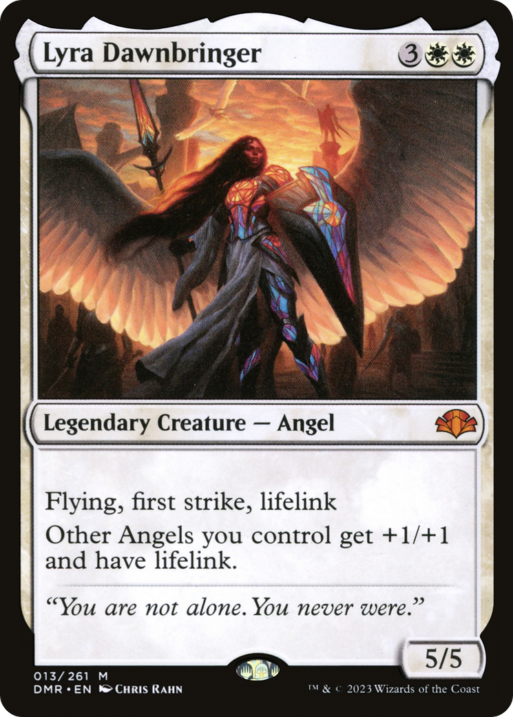 Lyra Dawnbringer (DMR-013) - Dominaria Remastered - Premium MTG Single from Wizards of the Coast - Just $4.35! Shop now at Game Crave Tournament Store