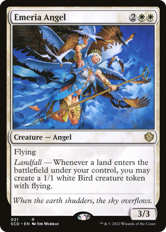 Emeria Angel (SCD-021) - Starter Commander Decks - Premium MTG Single from Wizards of the Coast - Just $0.08! Shop now at Game Crave Tournament Store