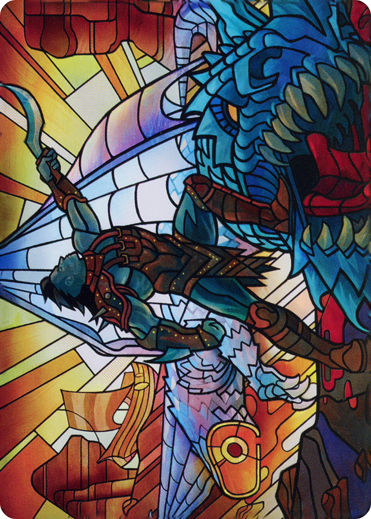 Astor, Bearer of Blades // Astor, Bearer of Blades (ADMU-068) - Dominaria United Art Series (Borderless) - Premium MTG Single from Wizards of the Coast - Just $0! Shop now at Game Crave Tournament Store