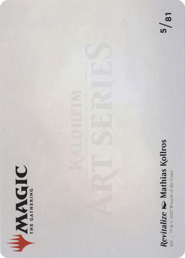 Revitalize // Revitalize (AKHM-005) - Kaldheim Art Series (Borderless) - Premium MTG Single from Wizards of the Coast - Just $0! Shop now at Game Crave Tournament Store