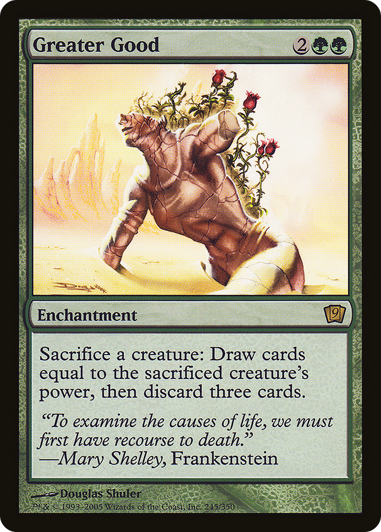 Greater Good (9ED-245★) - Ninth Edition Foil - Premium MTG Single from Wizards of the Coast - Just $30.96! Shop now at Game Crave Tournament Store