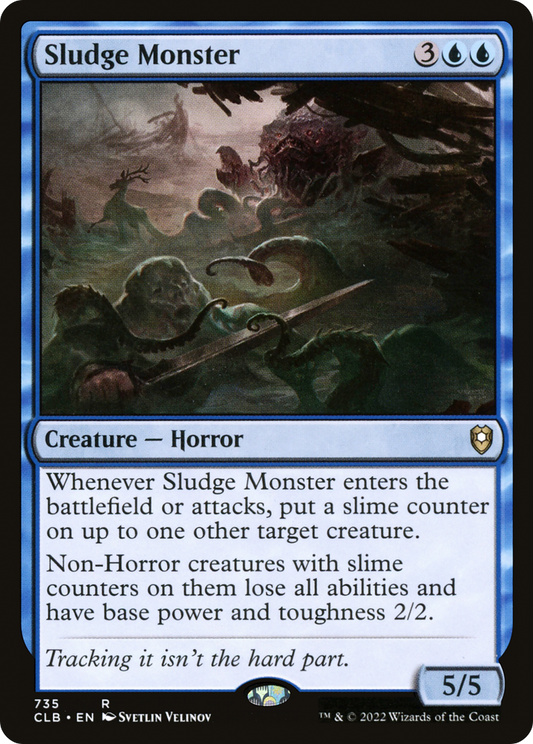 Sludge Monster (CLB-735) - Commander Legends: Battle for Baldur's Gate - Premium MTG Single from Wizards of the Coast - Just $0.34! Shop now at Game Crave Tournament Store