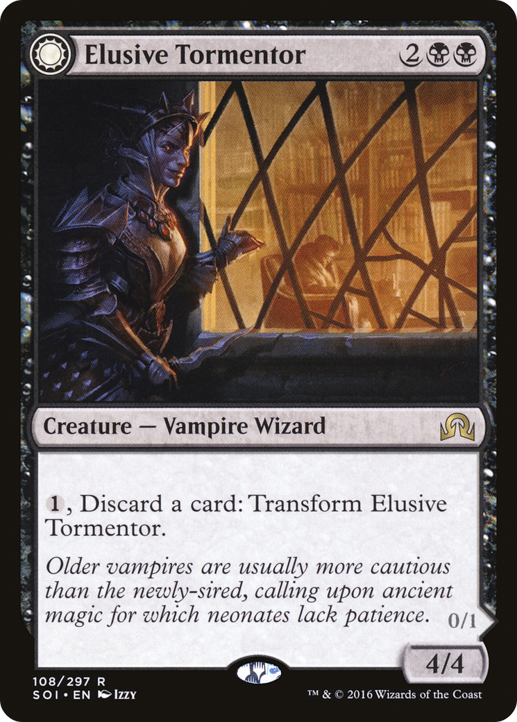 Elusive Tormentor // Insidious Mist (SOI-108) - Shadows over Innistrad: (Double Faced Transform) - Premium MTG Single from Wizards of the Coast - Just $0.08! Shop now at Game Crave Tournament Store