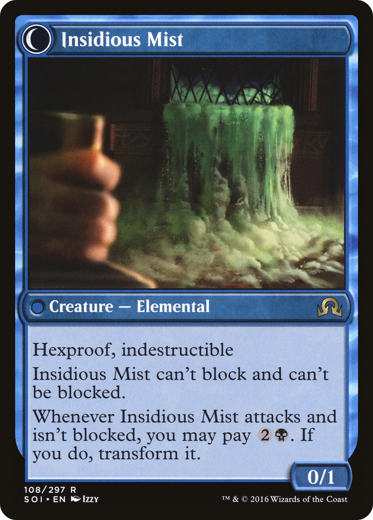 Elusive Tormentor // Insidious Mist (SOI-108) - Shadows over Innistrad: (Double Faced Transform) - Premium MTG Single from Wizards of the Coast - Just $0.08! Shop now at Game Crave Tournament Store