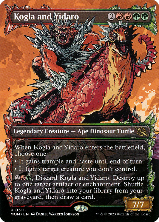 Kogla and Yidaro (MOM-311) - March of the Machine: (Showcase) (Borderless) - Premium MTG Single from Wizards of the Coast - Just $0.35! Shop now at Game Crave Tournament Store