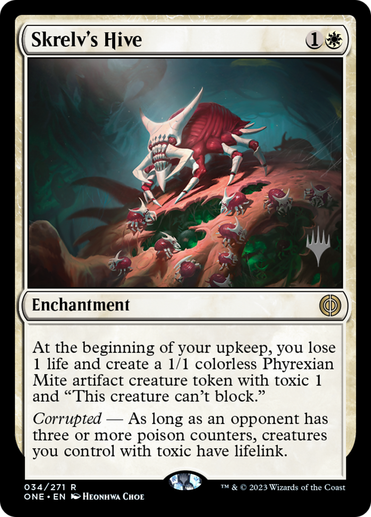 Skrelv's Hive (PONE-34P) - Phyrexia: All Will Be One Promos - Premium MTG Single from Wizards of the Coast - Just $1.87! Shop now at Game Crave Tournament Store