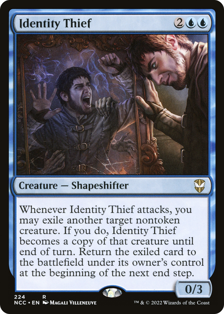 Identity Thief (NCC-224) - New Capenna Commander - Premium MTG Single from Wizards of the Coast - Just $0.08! Shop now at Game Crave Tournament Store