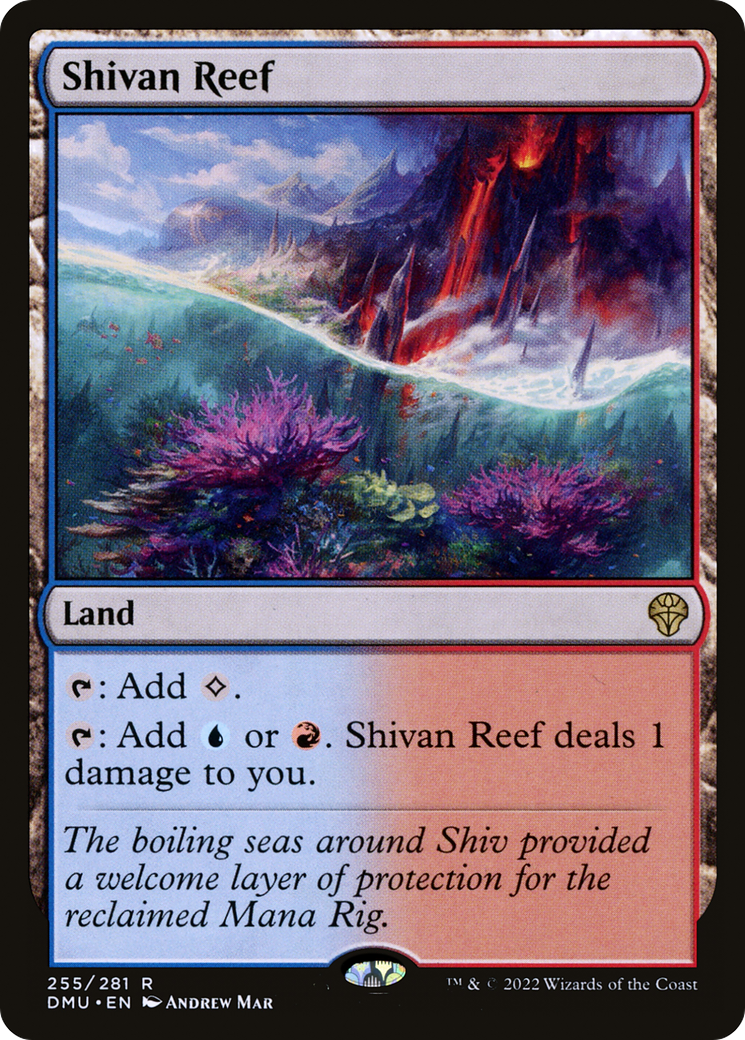 Shivan Reef (DMU-255) - Dominaria United Foil - Premium MTG Single from Wizards of the Coast - Just $0.23! Shop now at Game Crave Tournament Store